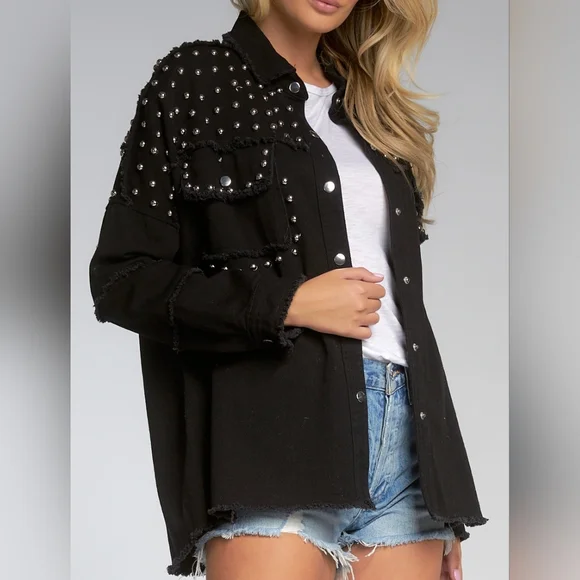 Demu Studded Jacket - Picture 3 of 13